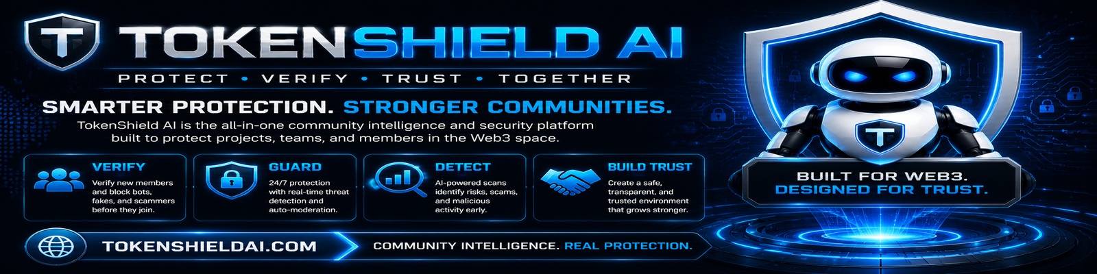 TokenShield AI Trust Page banner